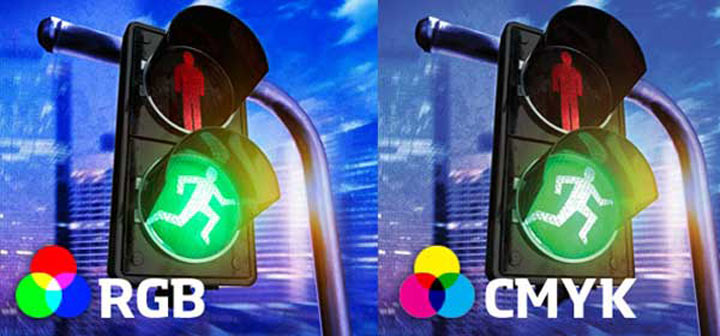 تفاوت CMYK و RGB
